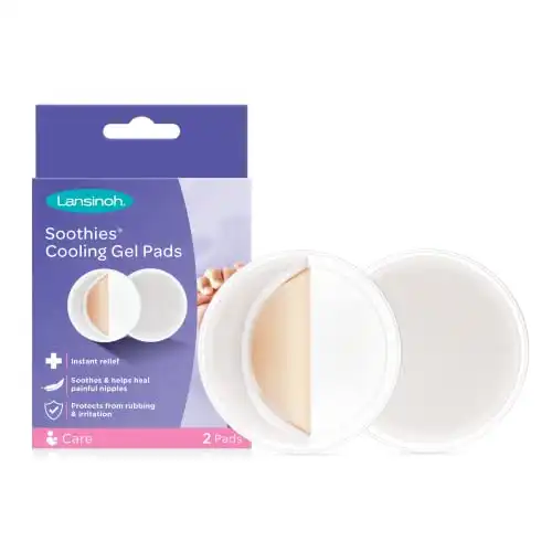 Lansinoh Soothies Cooling Breastfeeding Gel Pads, 2 Count